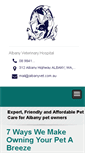 Mobile Screenshot of albanyvet.com.au